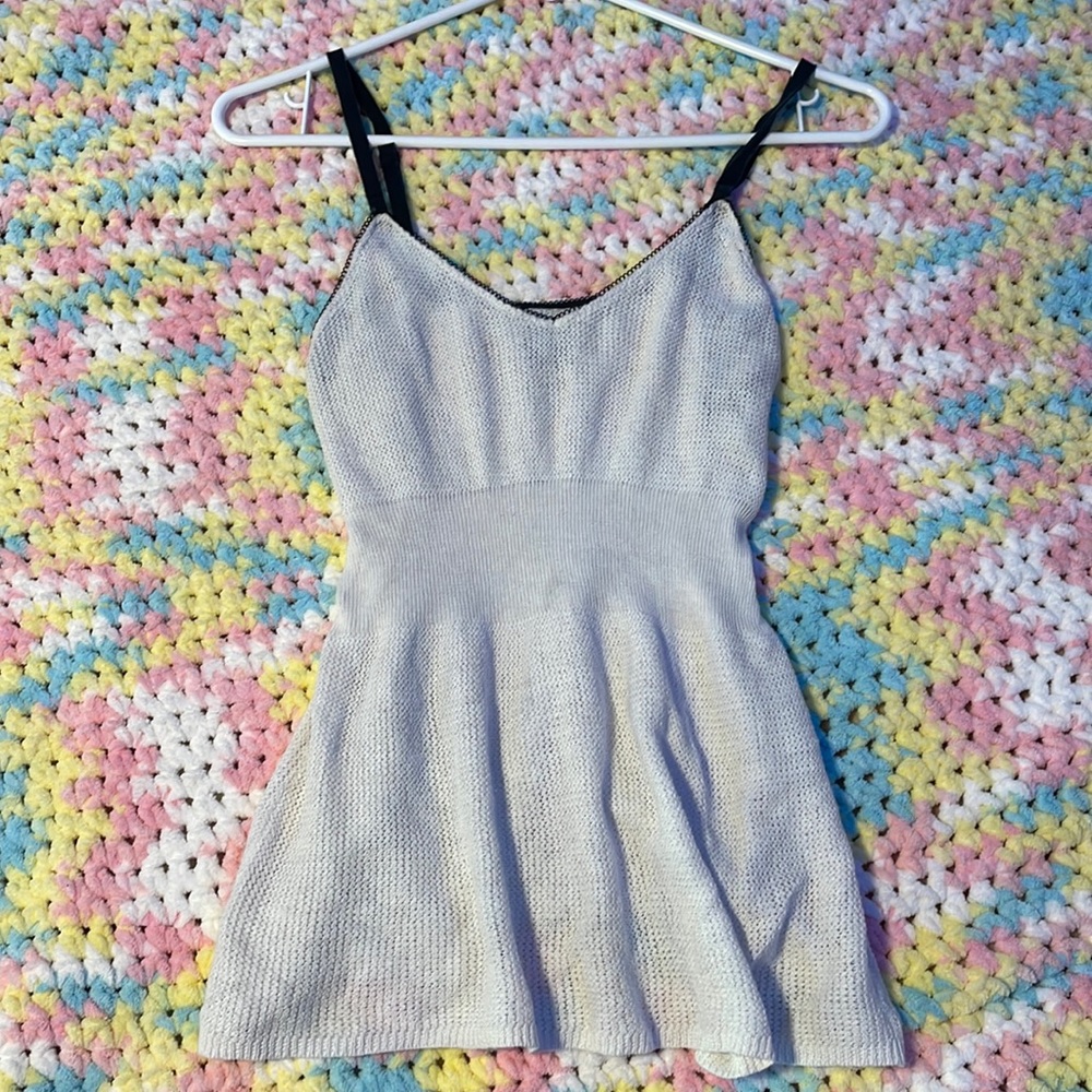 converse one star white tank top